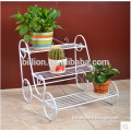 best quality wrought iron outdoor garden flower shelf